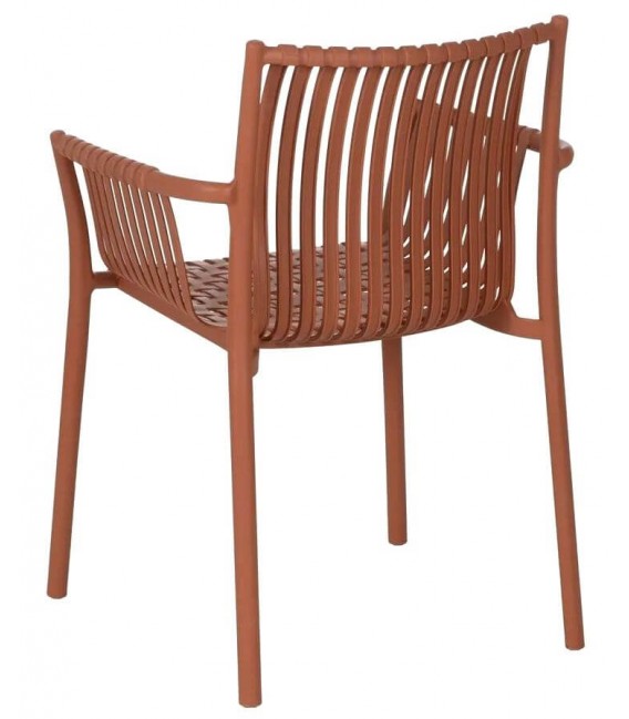 SILLON DE COMEDOR COMODO APILABLE EXTERIOR POLIPROPILENO CALDERO