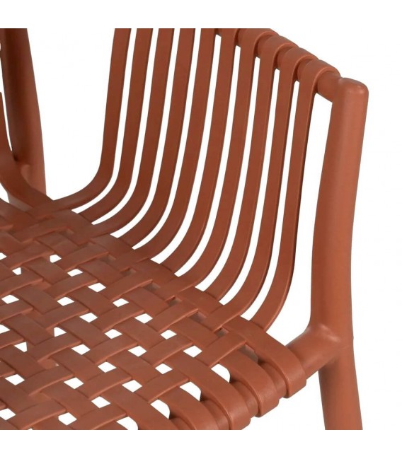 SILLON DE COMEDOR COMODO APILABLE EXTERIOR POLIPROPILENO CALDERO