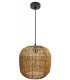LAMPARA DE TECHO FAROLILLO RATAN NATURAL TRENZADO