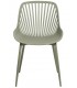 SILLA COMODA Y ORIGINAL METAL Y POLIPROPILENO VERDE