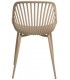 SILLA COMODA Y RESISTENTE METAL Y POLIPROPILENO BEIGE