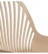 SILLA COMODA Y RESISTENTE METAL Y POLIPROPILENO BEIGE
