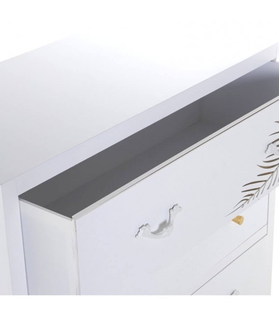 Cómoda pequeña con 3 cajones de estilo art decó chic