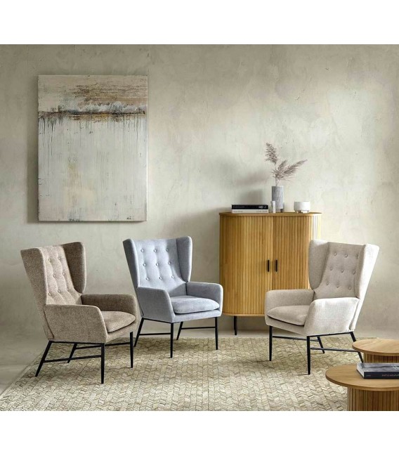 Butaca de estilo industrial muy cómoda y elegante