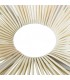 Sillón auxiliar exterior acero blanco y ratán sintético color crema