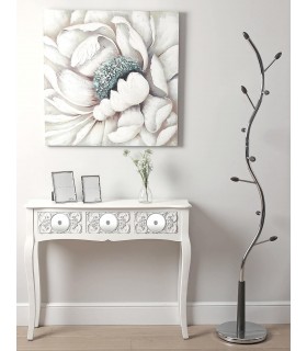 Consola de entrada estilo romântico poco fondo para halls o pasillos.