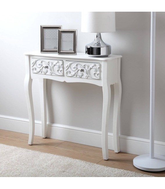Consola de entrada pequeña de estilo romântico