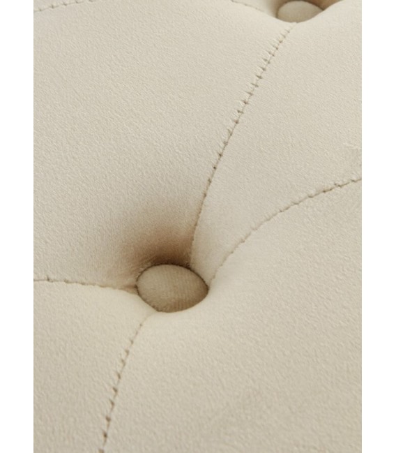 Banco pie de cama con forma de riñón con espacio para guardar