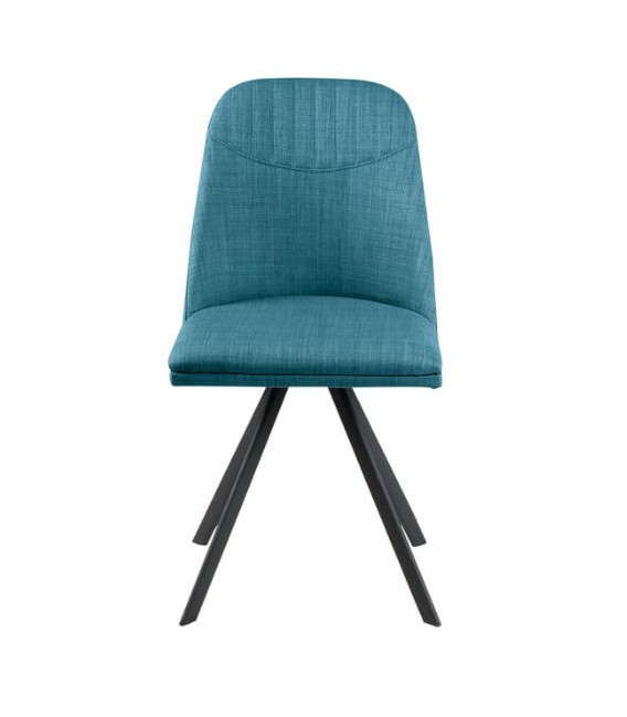 Silla tapizada asiento giratorio con sistema retorno diseño original.