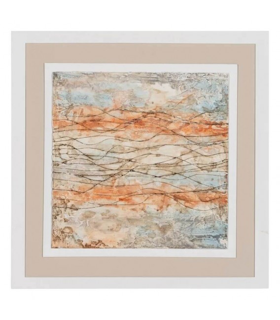 Cuadro díptico abstracto tonos pasteles, pintura acrílica.