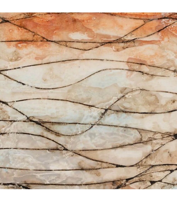 Cuadro díptico abstracto tonos pasteles, pintura acrílica.