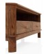 Mueble de TV con 2 cajones realizada en madera de acacia natural