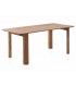 Mesa de comedor rectangular realizada en madera de acacia natural.