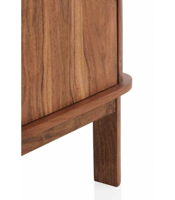 Aparador con 3 puertas realizado en madera de acacia natural