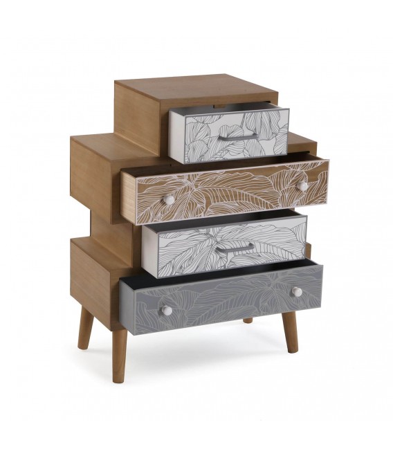 Cómoda pequeña o mesita de noche grande diseño irregular mdmhogar