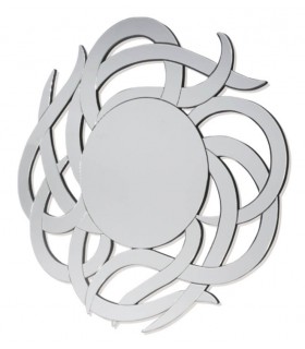 Espejo de pared grande de forma irregular compuesto de varios espejos mdmhogar