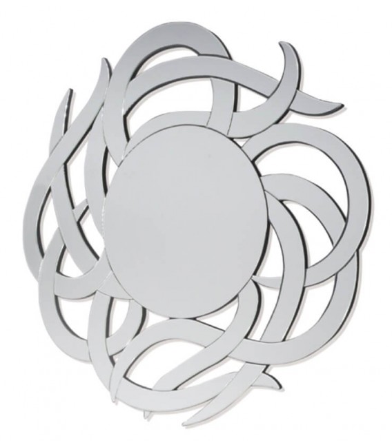 Espejo de pared grande de forma irregular compuesto de varios espejos mdmhogar