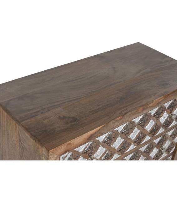 Cómoda madera de mango natural mdmhogar