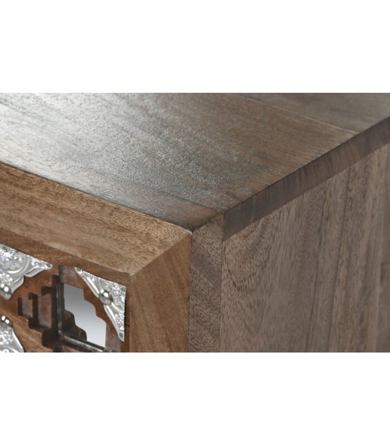 Cómoda madera de mango natural mdmhogar