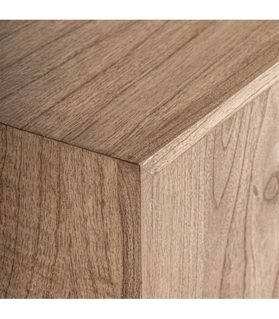 Aparador madera maciza de mindi natural mdmhogar