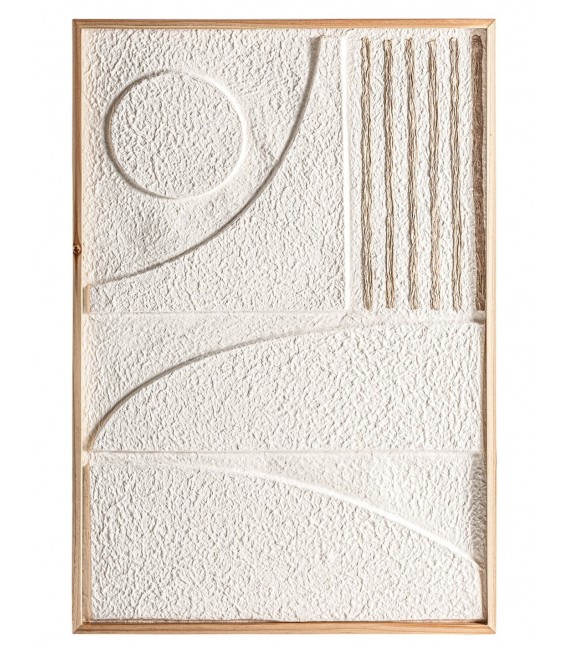 Cuadro de estilo abstracto realizado artesanalmente en papel mdmhogar