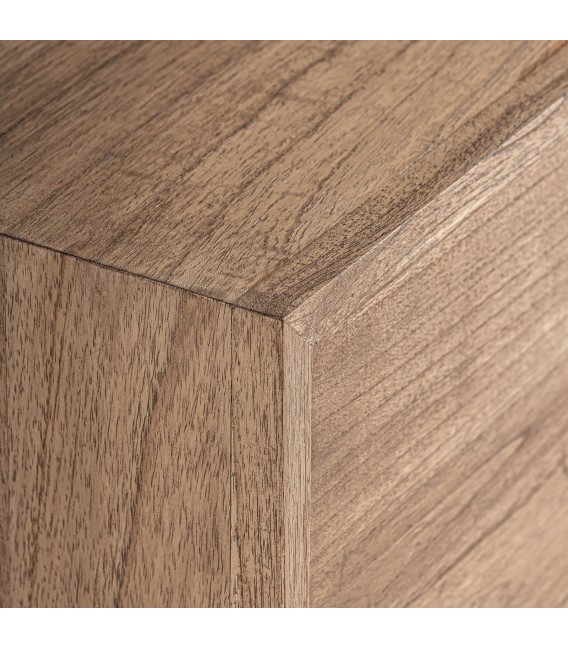 Mueble de TV largo de estilo nórdico de calidad madera natural