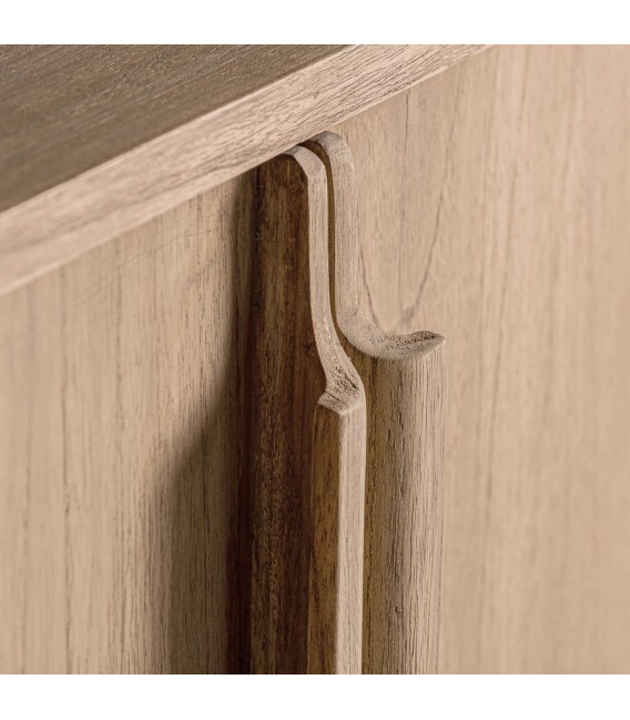 Aparador grande realizado en madera maciza de mindi natural mdmhogar