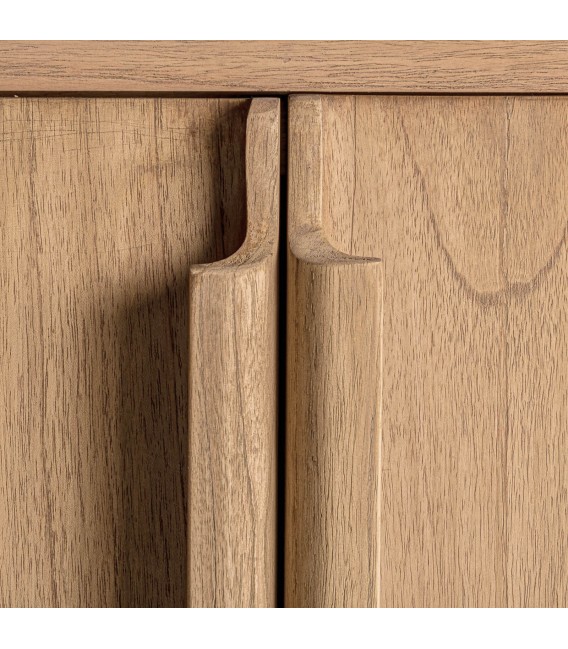 Aparador grande realizado en madera maciza de mindi natural mdmhogar