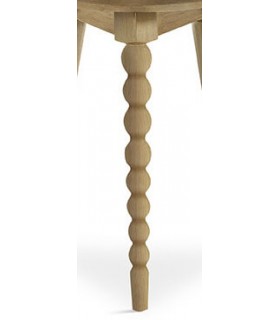 Mesita auxiliar redonda pequeña madera mdmhogar