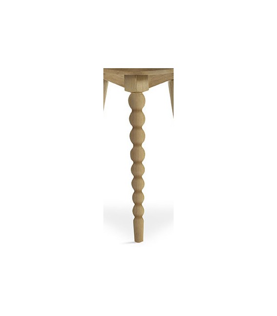 Mesita auxiliar redonda pequeña madera mdmhogar