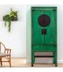 Armario alacena estilo oriental pino reciclado lacado en verde