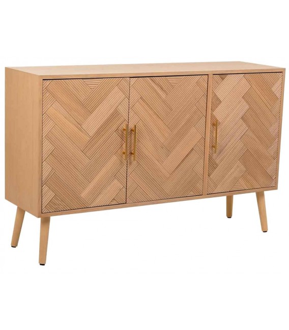 Aparador pequeño madera de paulonia natural mdmhogar