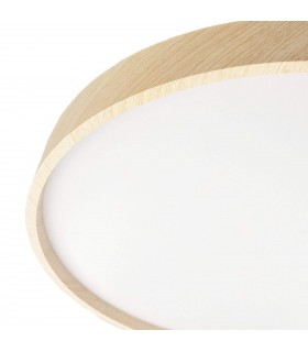 Plafón realizado en metal imitación roble mdmhogar