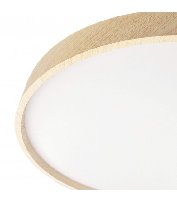 Plafón realizado en metal imitación roble mdmhogar