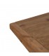 Mesa de comedor rectangular grande estilo rústico madera pino natural mdmhogar