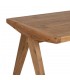 Mesa de comedor rectangular grande estilo rústico madera pino natural mdmhogar