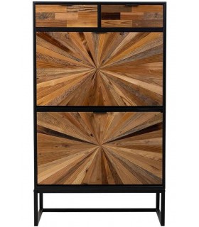 Mueble zapatero de estilo industrial chic mdmhogar