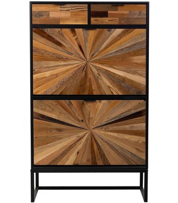 Mueble zapatero de estilo industrial chic mdmhogar