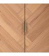 Armario bajo madera de paulonia natural frentes a listonados