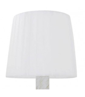 Aplique de pared realizado en metal blanco rozado mdmhogar