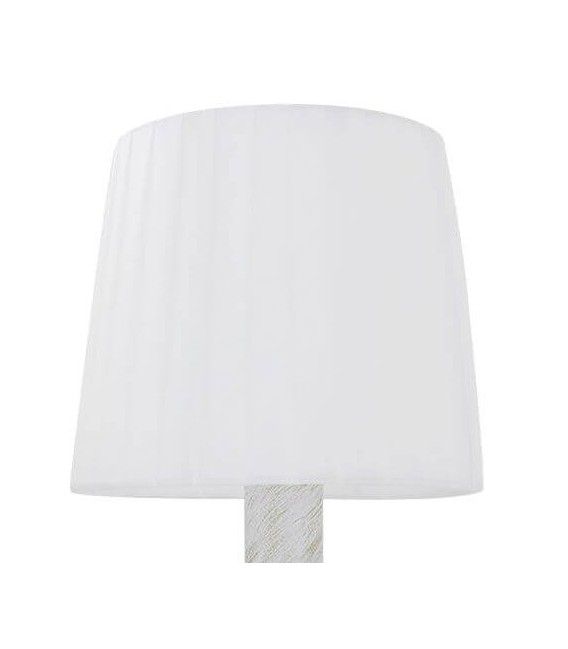 Aplique de pared realizado en metal blanco rozado mdmhogar