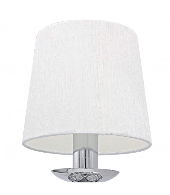 Aplique de pared realizado en metal cromado y cristal mdmhogar