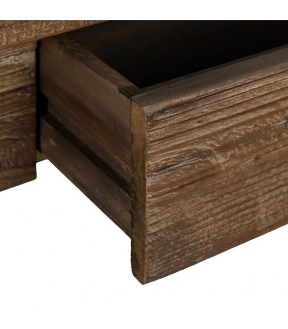 Consola de entrada madera de abeto rustica mdmhogar