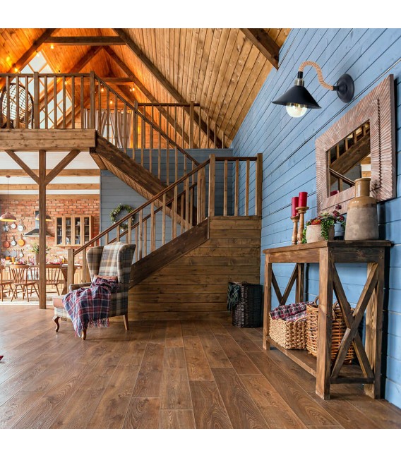 Aplique de pared diseño estilo Rústico Vintage metal negro y cuerda