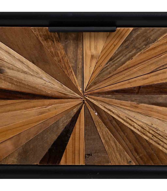 Mesita de noche de estilo industrial chic mdmhogar