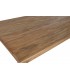 Mesa de comedor rectangular fija madera de caobilla natural mdmhogar
