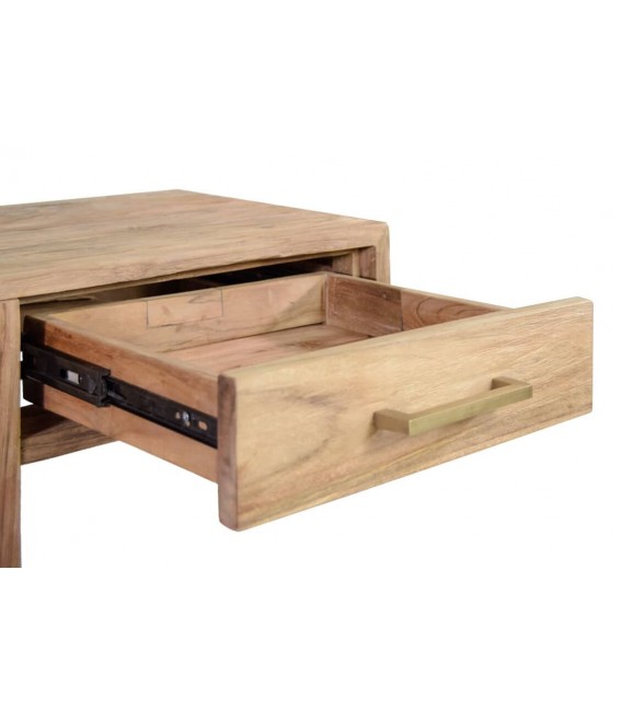 Consola de entrada grande madera de teca natural mdmhogar