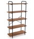 ESTANTERIA 80 X 34 X 144 NUMA MADERA IMITACION METAL NEGRO