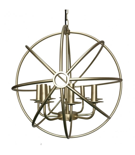 Lámpara de techo esfera copérnico 8 luces mdmhogar