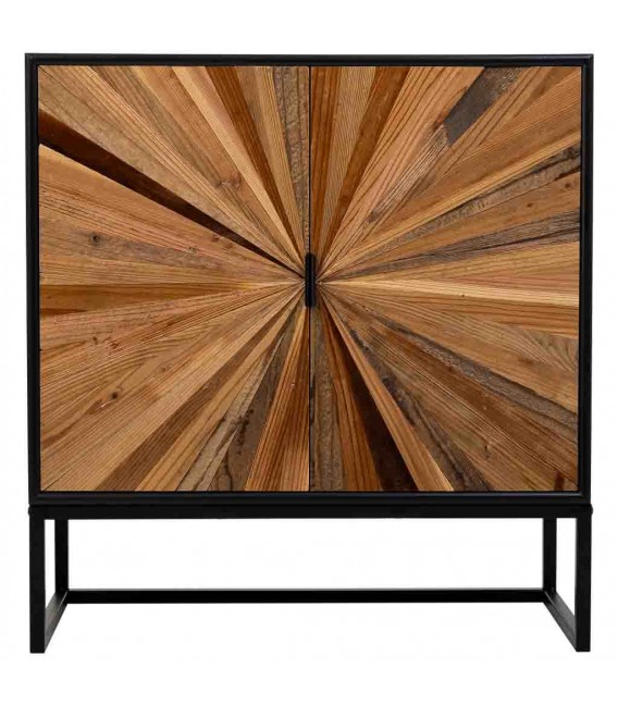 Taquillón con 2 puertas de estilo industrial chic acabado vintage mdmhogar